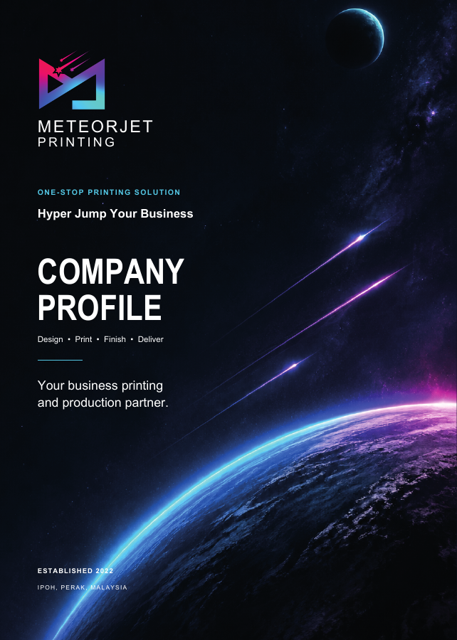 Meteorjet Printing company profile cover